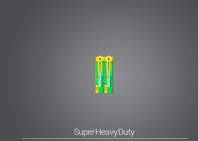 باتری رویالوکس نیم قلمی Super Heavy Duty پارس شعاع توس