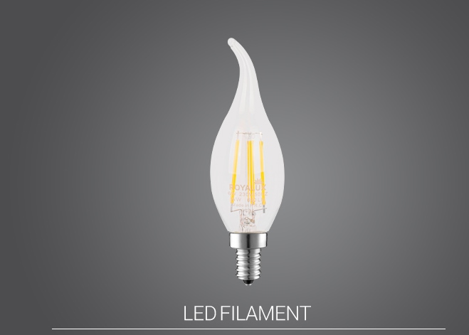 لامپ LED اشکی ۶ وات فیلامنتی E14 پارس شعاع توس