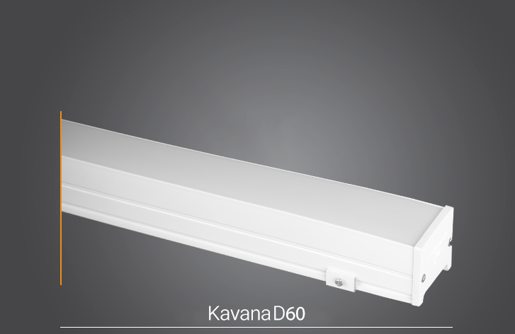 لاین نوری کاوانا ۱۴۰ وات بدنه سفید D60-L3.6 روکار پارس شعاع توس