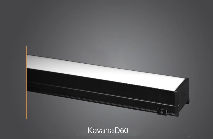 لاین نوری کاوانا ۲۸۰ وات بدنه مشکی D60-L3.6 روکار پارس شعاع توس
