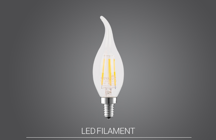لامپ LED اشکی ۴ وات فیلامنتی E14 پارس شعاع توس