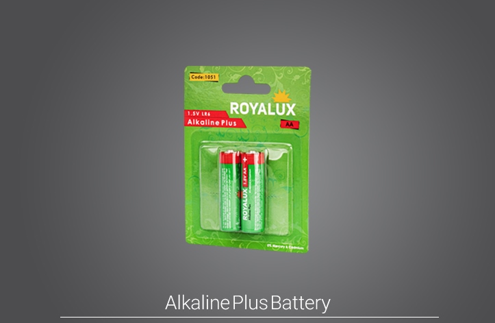 باتری رویالوکس قلمی Plus Alkaline بلیستر ۲ عددی پارس شعاع توس
