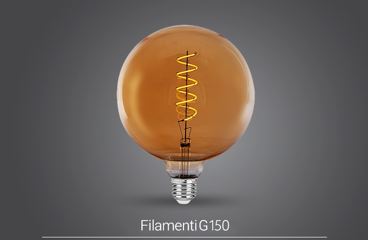 لامپ LED حبابی ۵ وات G150 فیلامنتی پارس شعاع توس
