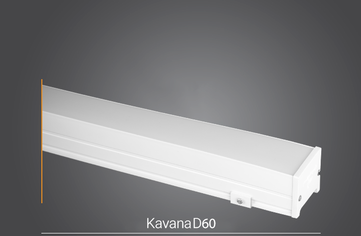 لاین نوری کاوانا ۷۰ وات بدنه سفید D60-L1.8 روکار پارس شعاع توس