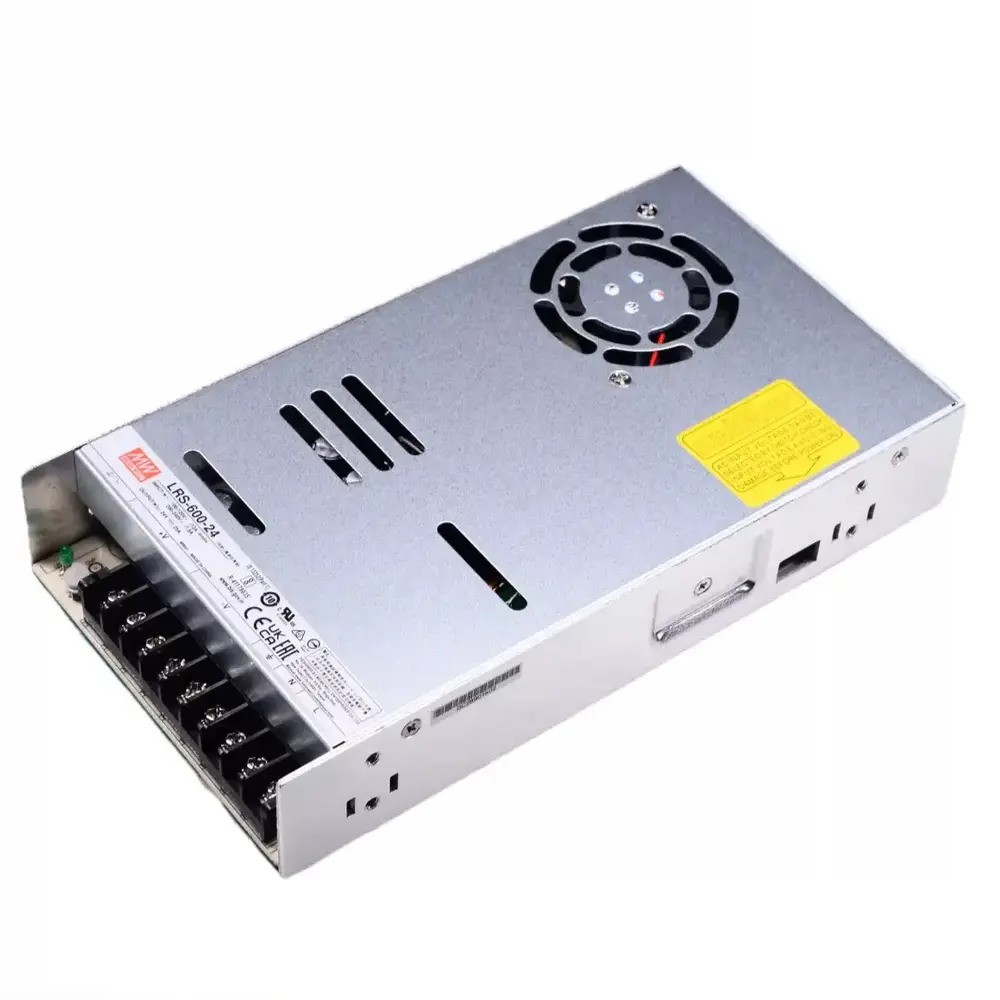 تصویر منبع تغذیه 24 ولت 25 آمپر مینول مدل LRS-600-24 MeanWell