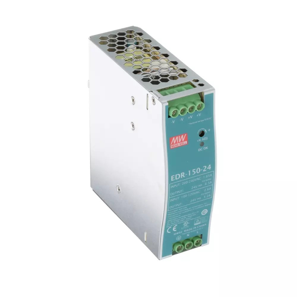 منبع تغذیه مینول مدل EDR-150-24 MeanWell