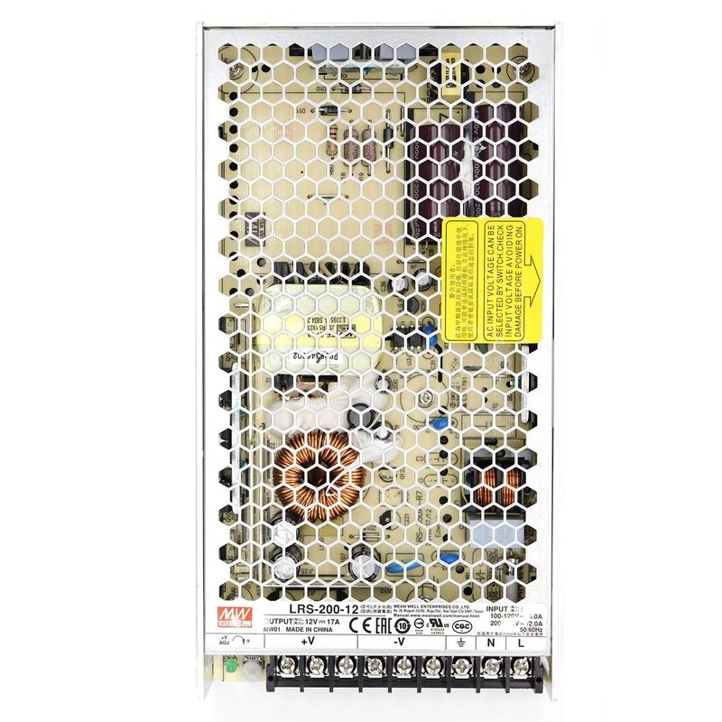 منبع تغذیه 12 ولت مینول مدل LRS-200-12 MeanWell