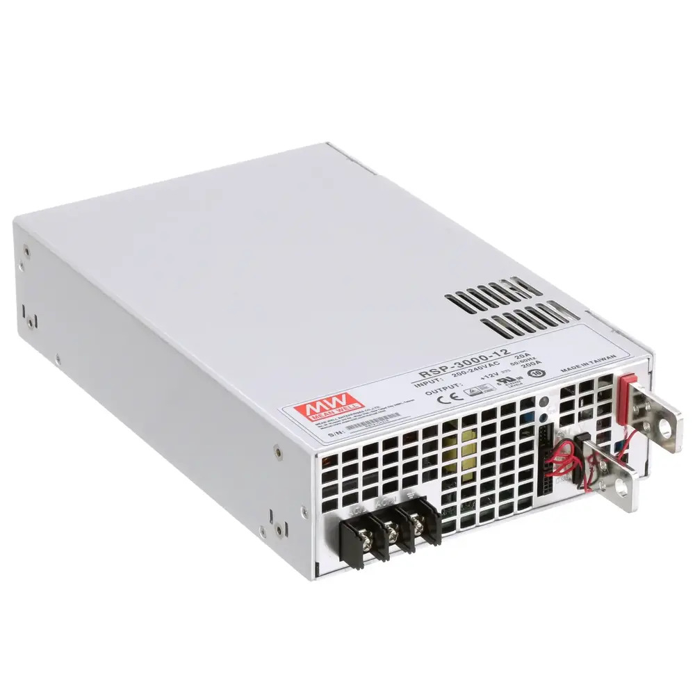 تصویر منبع تغذیه 12 ولت 200 آمپر مینول مدل RSP-3000-12 MeanWe