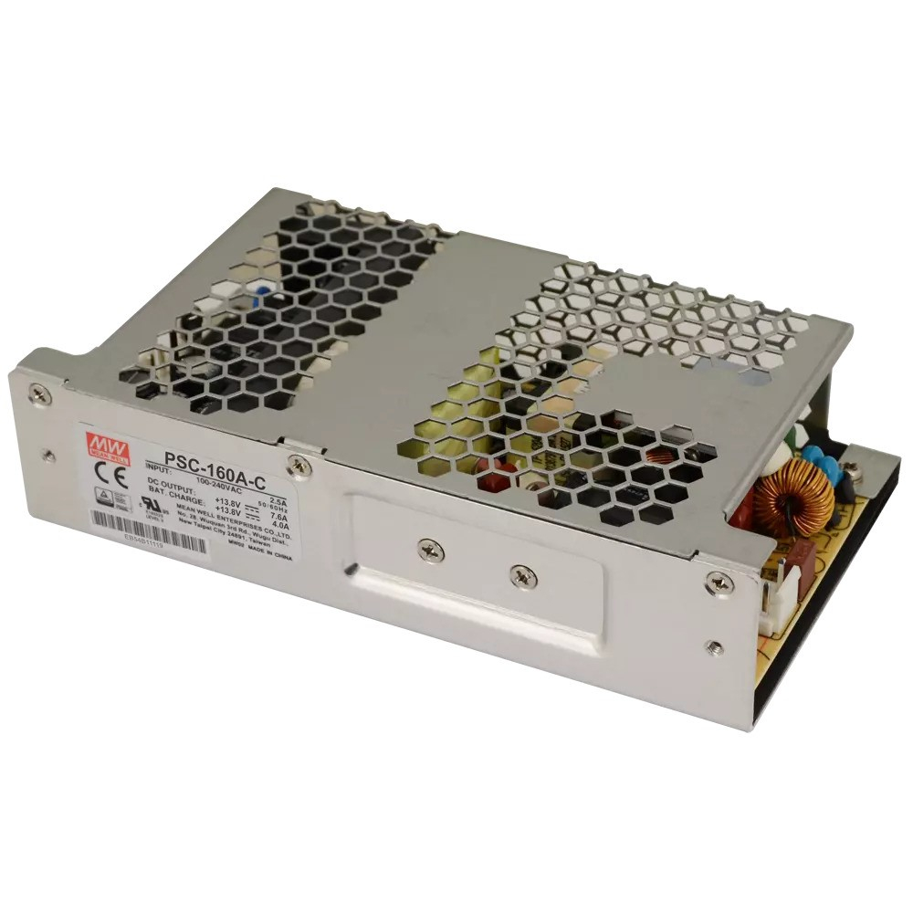 منبع تغذیه بدون وقفه 13.8 ولت 11.6 آمپر مینول مدل PSC-160A-C MeanWell