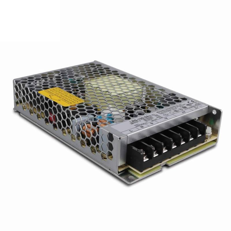 منبع تغذیه 24 ولت 6.5 آمپر مینول مدل LRS-150-24 MeanWell