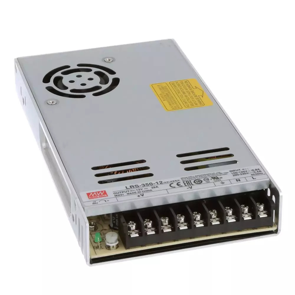 منبع تغذیه 12 ولت 29 آمپر مینول مدل LRS-350-12 MeanWell