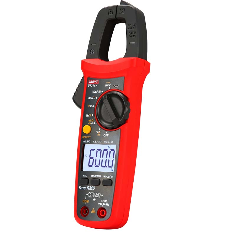 آمپرمتر کلمپی یونی-تی مدل UT204 PLUS UNI-T