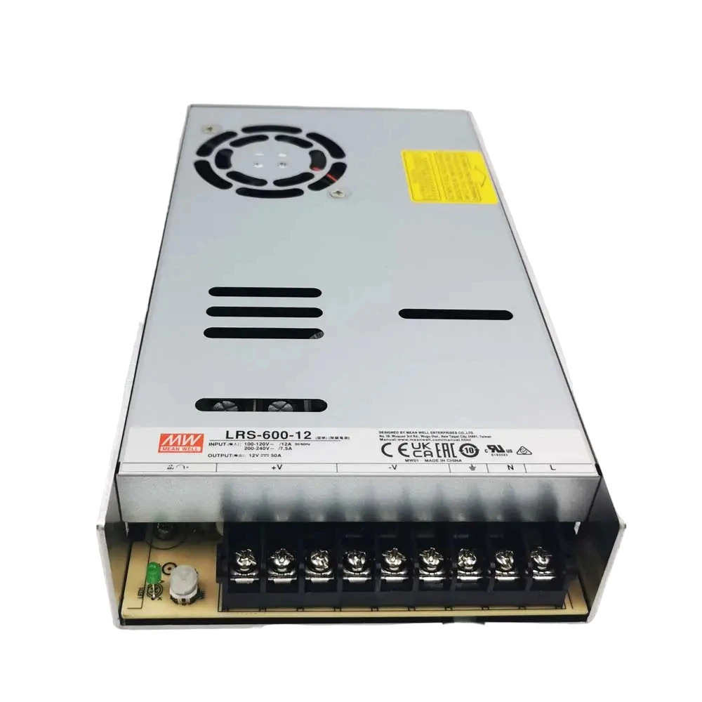 منبع تغذیه 12 ولت 50 آمپر مینول مدل LRS-600-12 MeanWell
