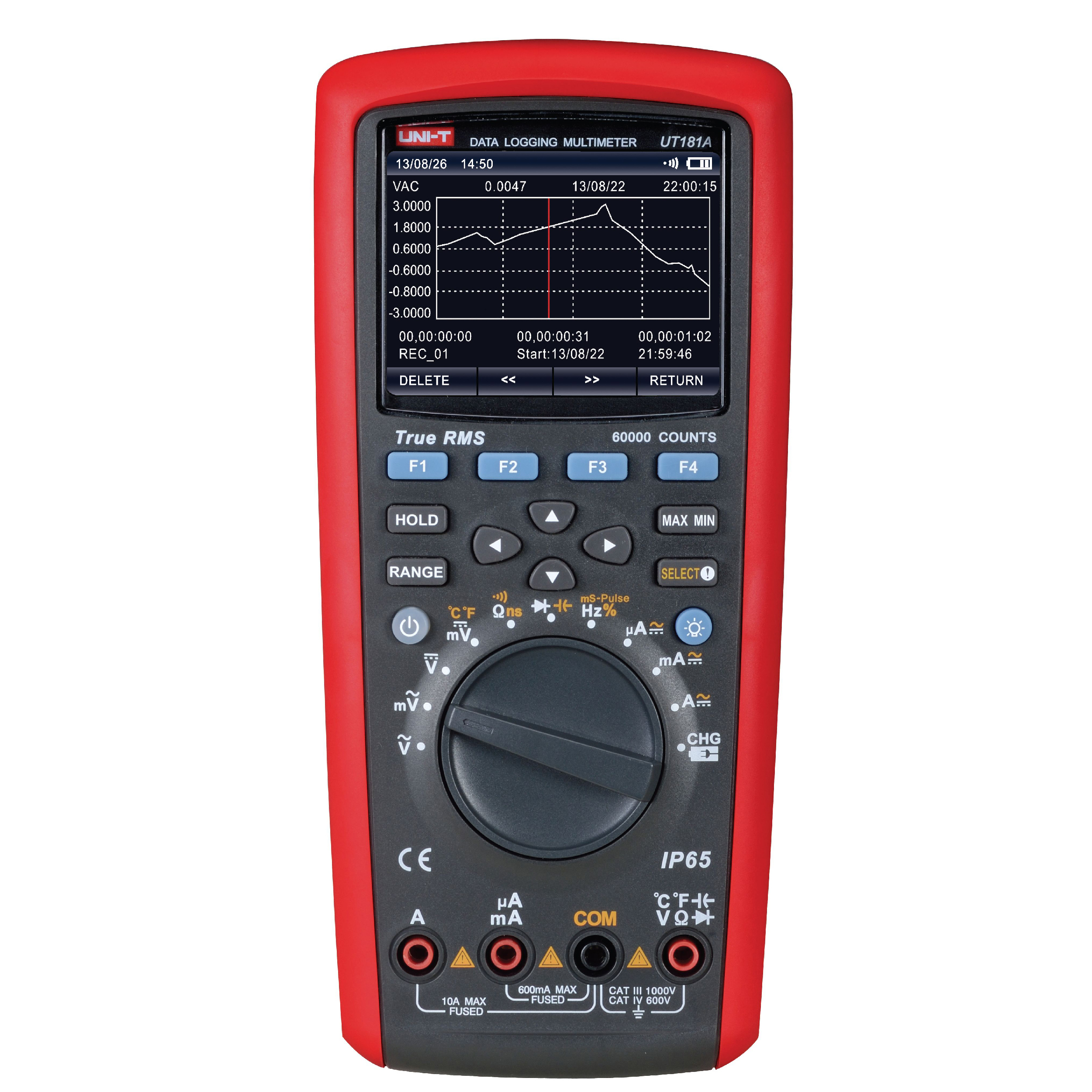 مولتی متر دیجیتال یونی-تی مدل UT181A UNI-T