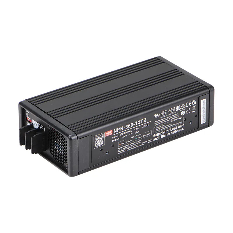 شارژر باتری 12 ولت 20 آمپر مینول مدل NPB-360-12TB MeanWell