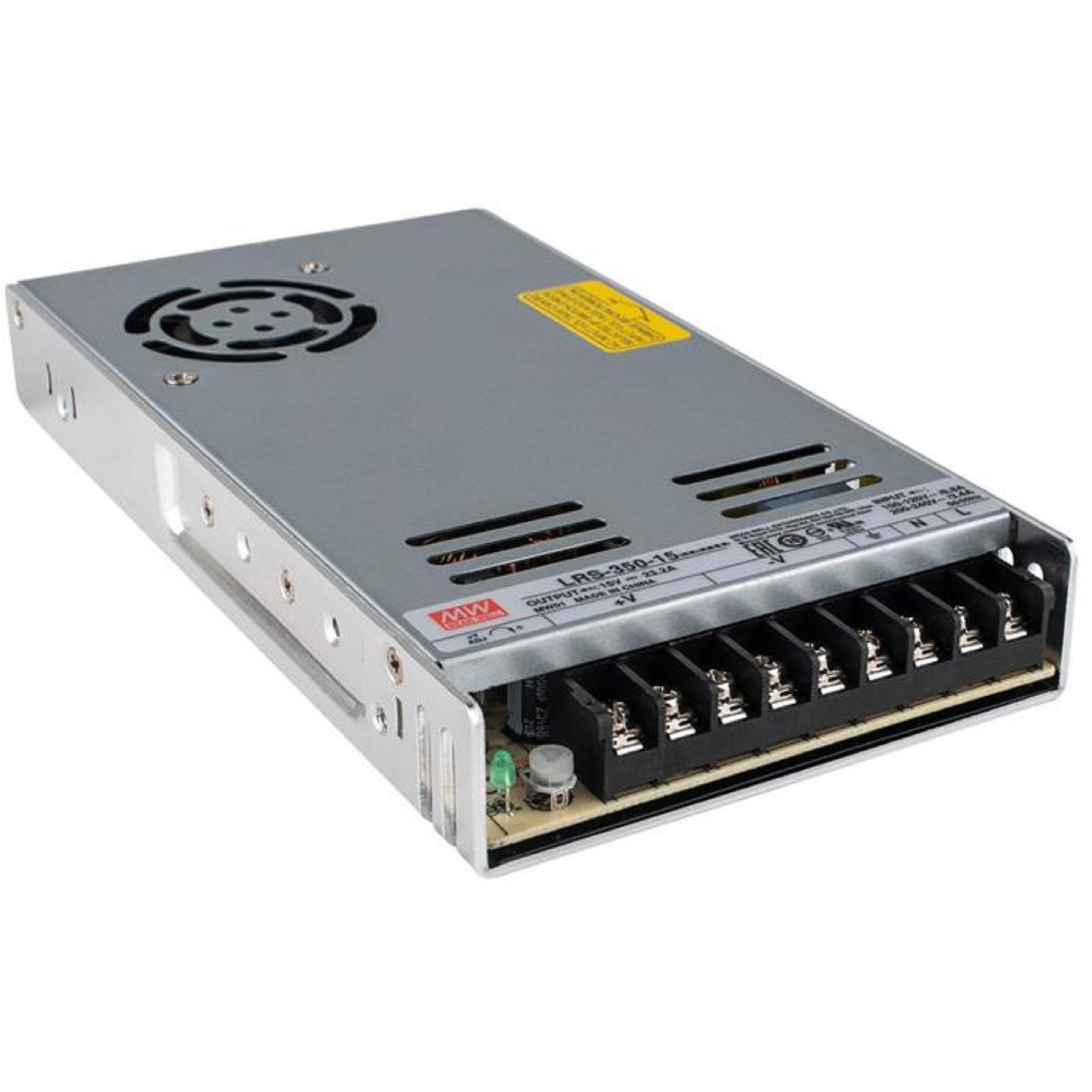 منبع تغذیه 15 ولت 23.2 آمپر مینول مدل LRS-350-15  MeanWell