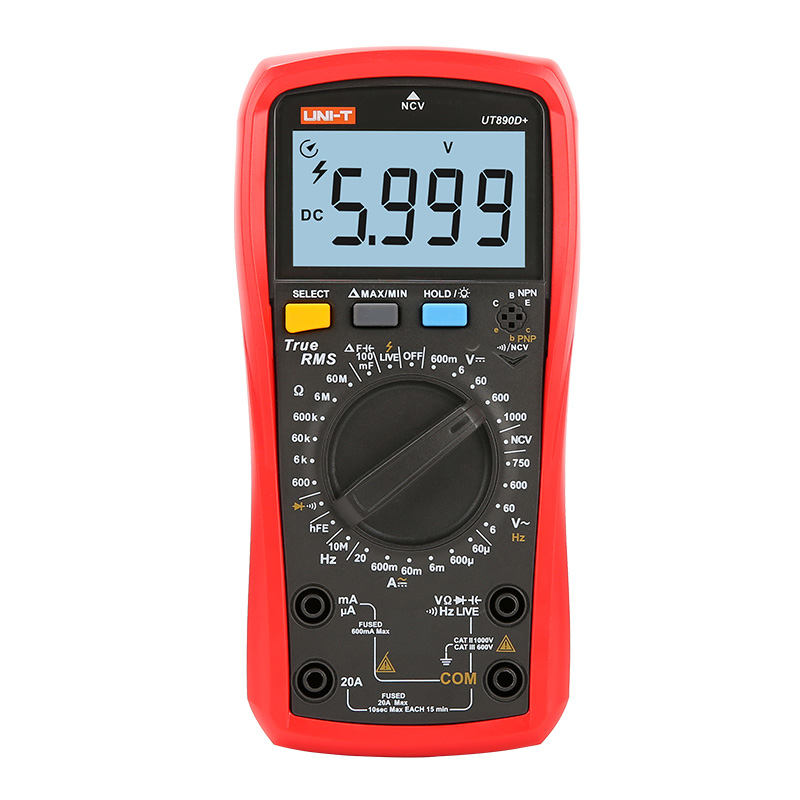 مولتی متر دیجیتال یونی-تی مدل UT890D PLUS UNI-T