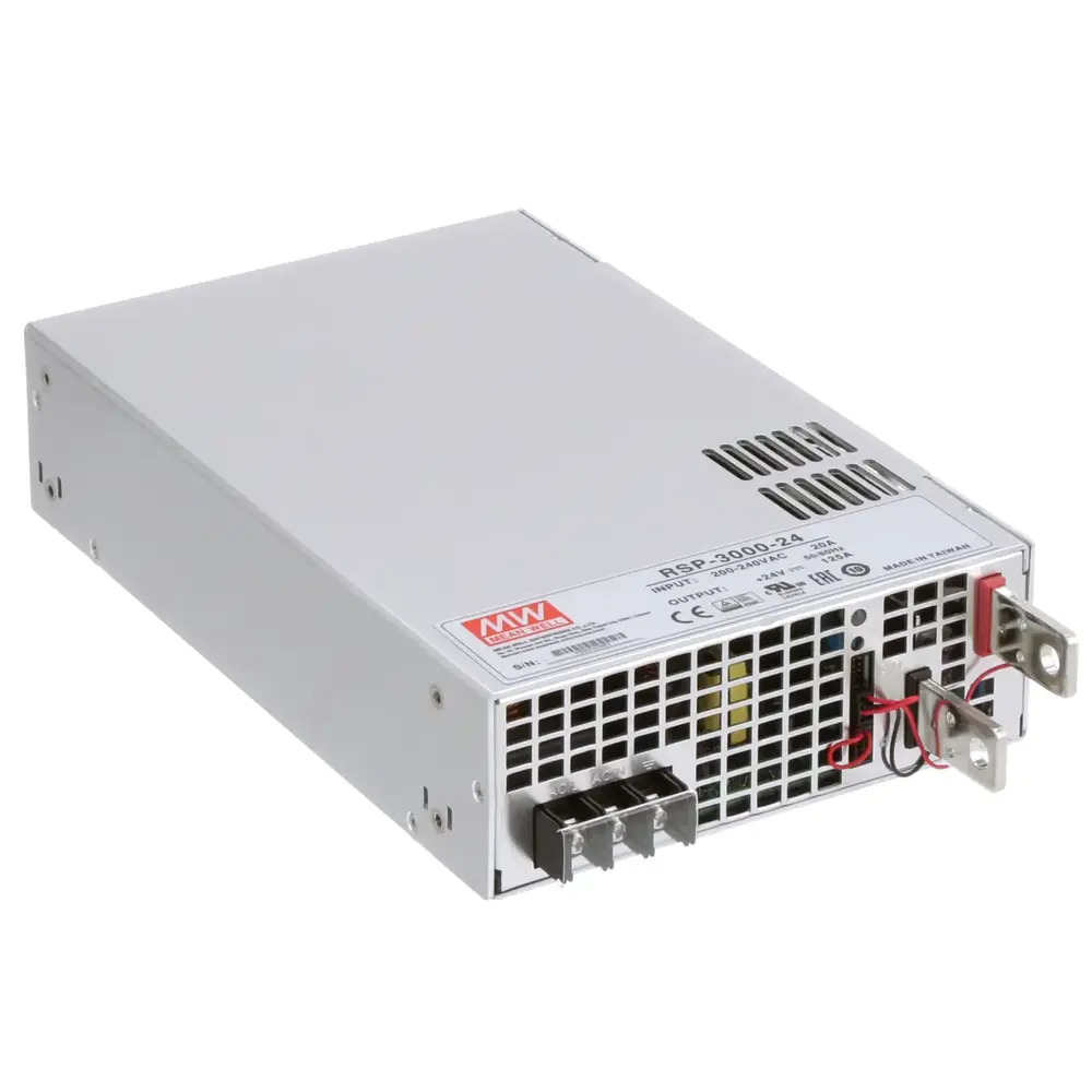 منبع تغذیه 24 ولت 125 آمپر مینول مدل RSP-3000-24 MeanWell