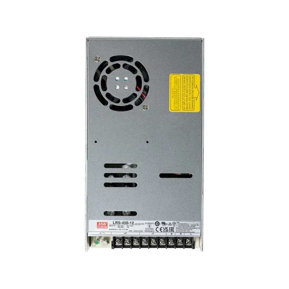 منبع تغذیه 12 ولت 37.5 آمپر مینول مدل LRS-450-12 MeanWell