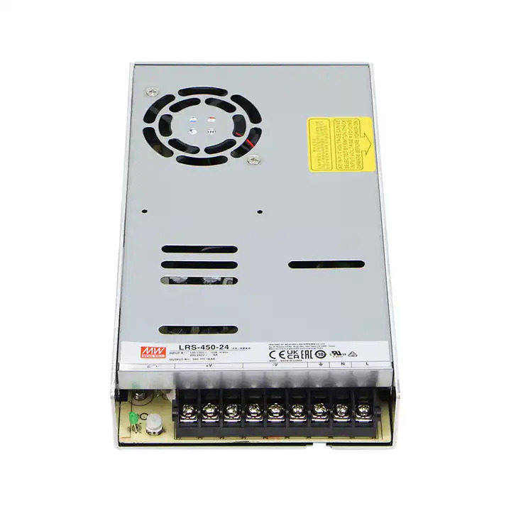 منبع تغذیه 24 ولت 18.8 آمپر مینول مدل LRS-450-24 MeanWell