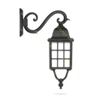 تصویر چراغ دیواری حیاطی E27 شب تاب مشبک SH-104190320