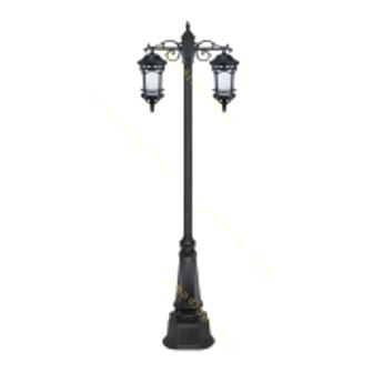تصویر چراغ پارکی دو شاخه E27 بیتانور فانوس 6827