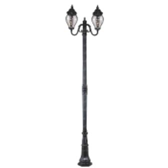 تصویر سرشعله چراغ پارکی دو شاخه مانک پایا HILYA-MM254PD2