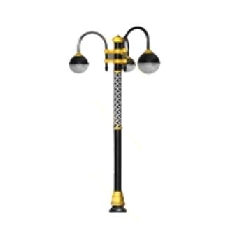تصویر پایه چراغ پارکی سه طرفه روژینا پلاس سوتارا ST-527309