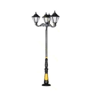 تصویر پایه چراغ پارکی چهار شعله سوتارا افسانه لایت ST-515114