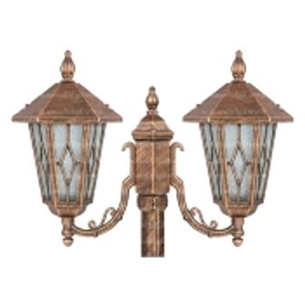 چراغ پارکی دو شعله تکشیدفام VIKTOR Ta-7621U