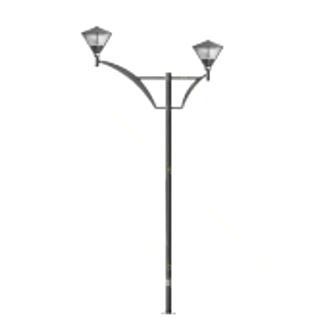 چراغ پارکی E27 روشنا بهار BAHAR-4300