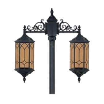 چراغ پارکی دو شاخه تکشیدفام پادینا 9025D