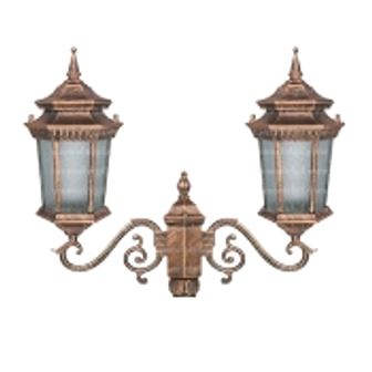 چراغ پارکی دو شعله تکشیدفام Mabad Rabo Ta-7322U