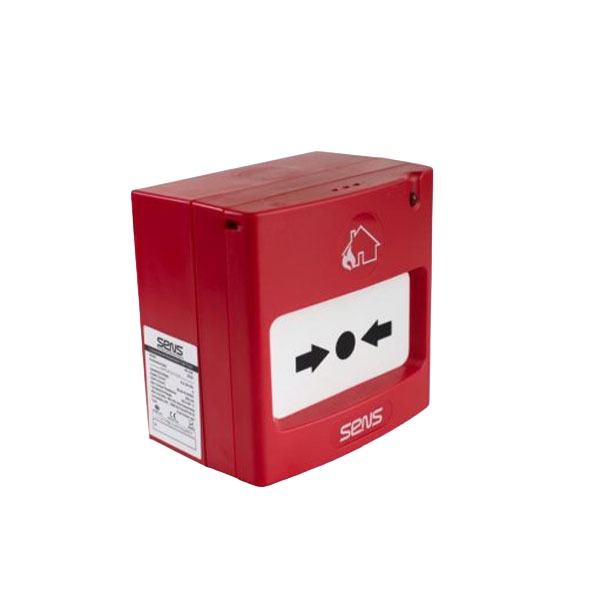 تصویر شستی اعلام حریق سنس مدل RC-100 بسته 5 عددی