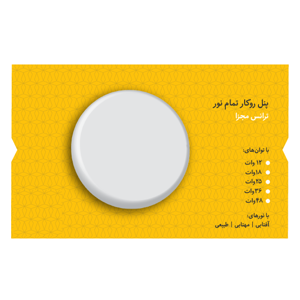 تصویر پنل روکار فول لایت ایران مهر