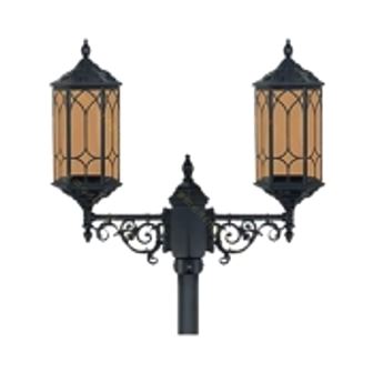 چراغ پارکی دو شاخه تکشیدفام پادینا 9025U