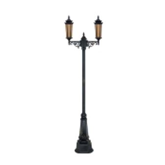 تصویر چراغ پارکی دو شاخه تکشیدفام معبد سورن 1225U