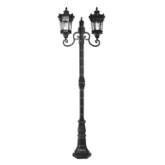 تصویر چراغ پارکی دو شعله مانک پایا PETRA-L-M212PD2