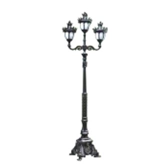 تصویر سرشعله چراغ پارکی سه شاخه مانک پایا JOOBIN-XLM258P4C3