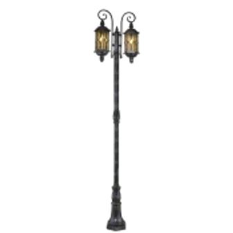 تصویر سرشعله چراغ پارکی دو شاخه مانک پایا MARKA-LM228PU2