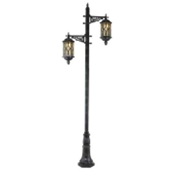 تصویر سرشعله چراغ پارکی دو شاخه مانک پایا MARKA-LM228PGH2