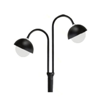 تصویر چراغ سرلوله پارکی دو شاخه سوتارا شقایق ST-504902