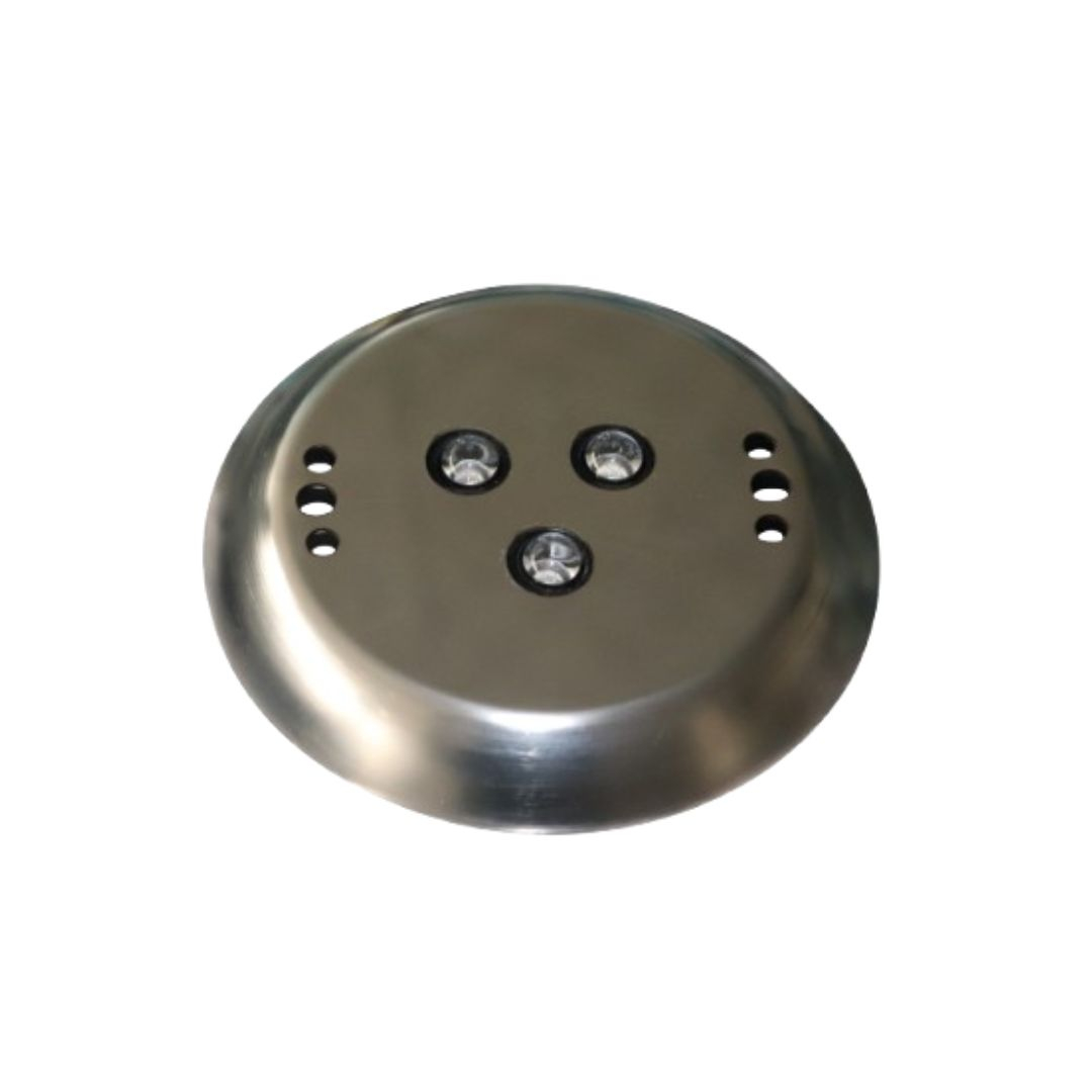 تصویر چراغ استخری 9 وات لدمن مدل روکار استیل فولکالر کد 9RONF