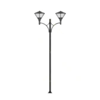 چراغ پارکی E27 روشنا شهاب SHAHAB-4600