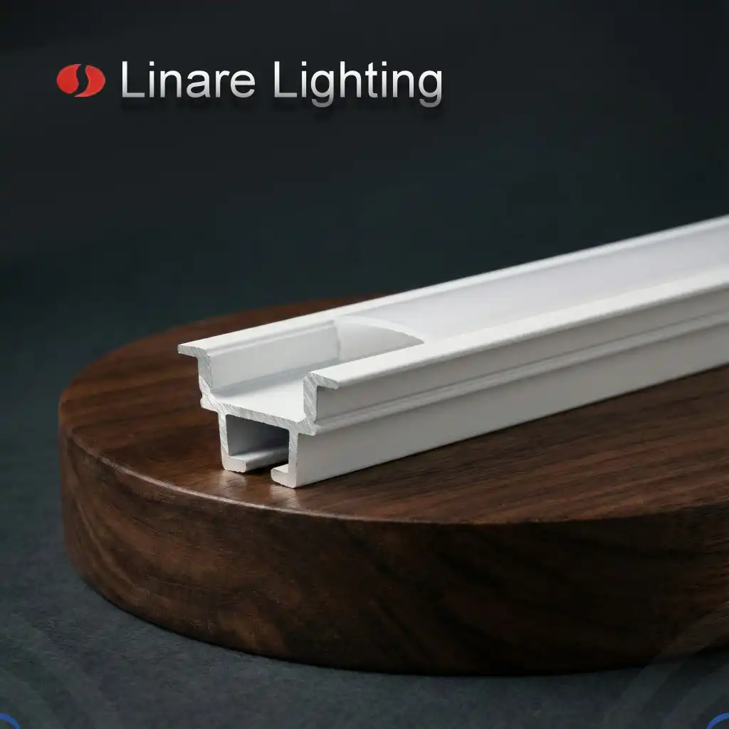 تصویر پروفیل لاین نوری فنر خور MDF کد 22 لان استار