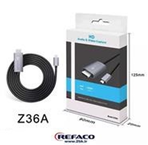 تصویر تبدیل ویدئو کپچر HDMI به Type-C رفاکو Refaco Z36A