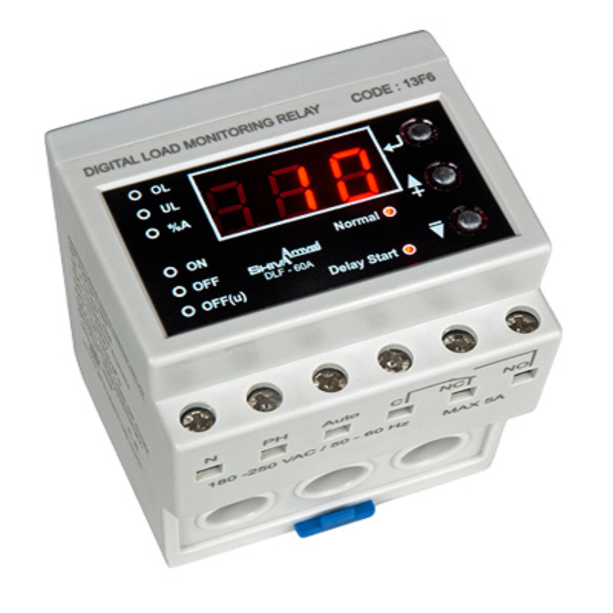 کنترل بار دیجیتال 60 آمپر شیوا امواج مدل DLF-60A کد 13F6 بسته بیست عددی
