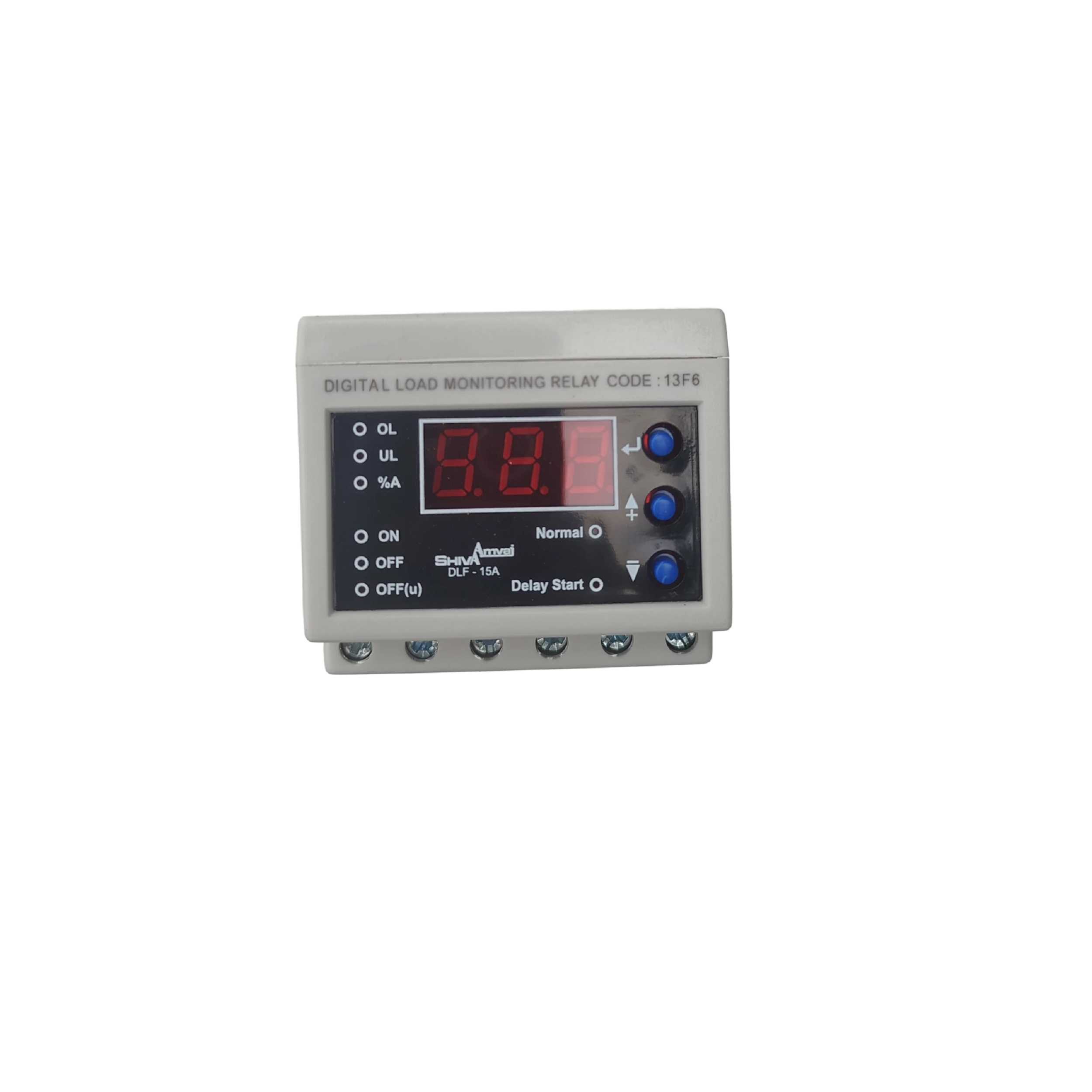 کنترل بار دیجیتال 15 آمپر شیوا امواج مدل DLF-15A کد 13F6 بسته پنج عددی