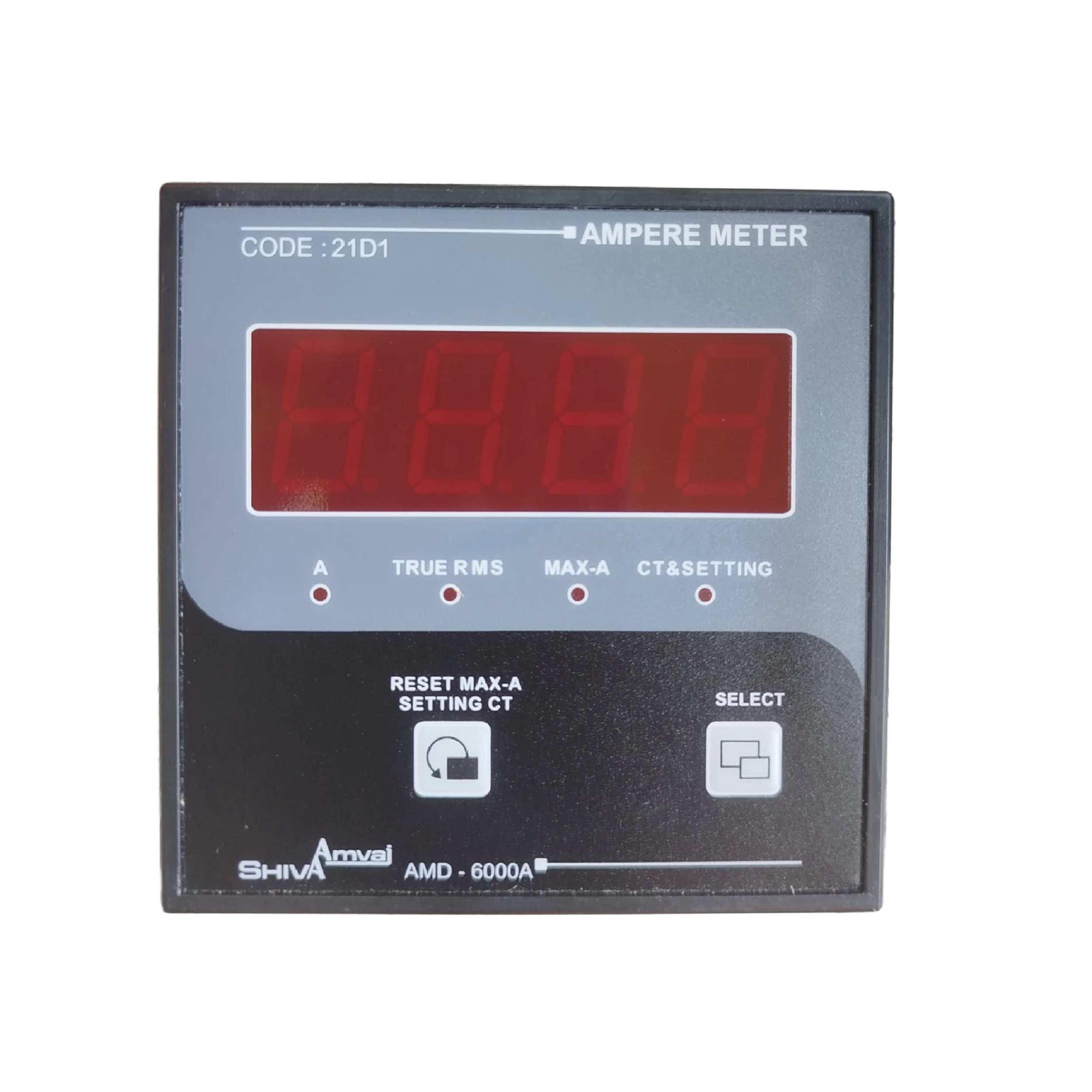 تصویر آمپر متر شیوا امواج مدل AMD-6000A کد 21D1 بسته هشت عددی