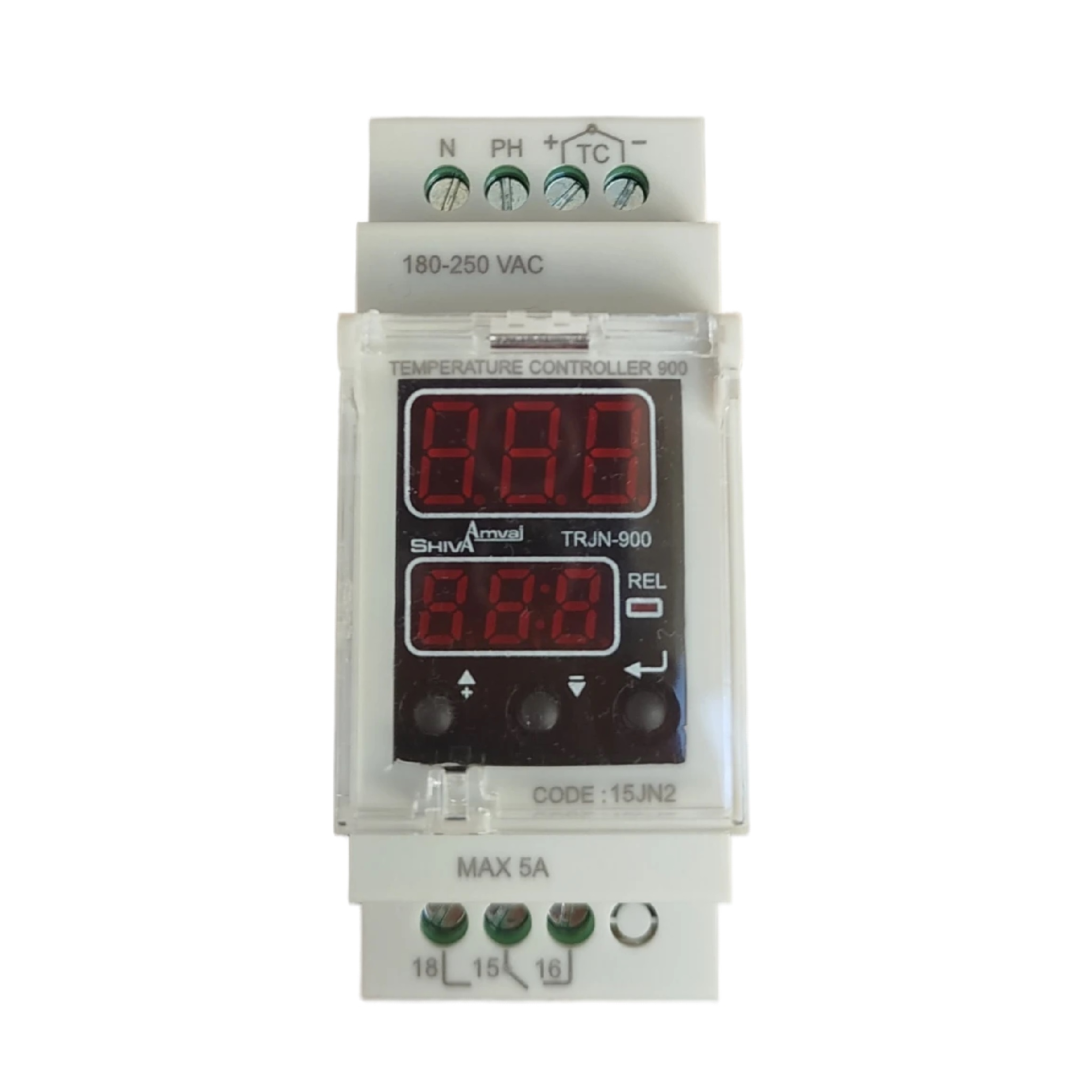 تصویر ترموستات کنترلر دما شیوا امواج مدل TRJN-900 کد 15JN2 بس